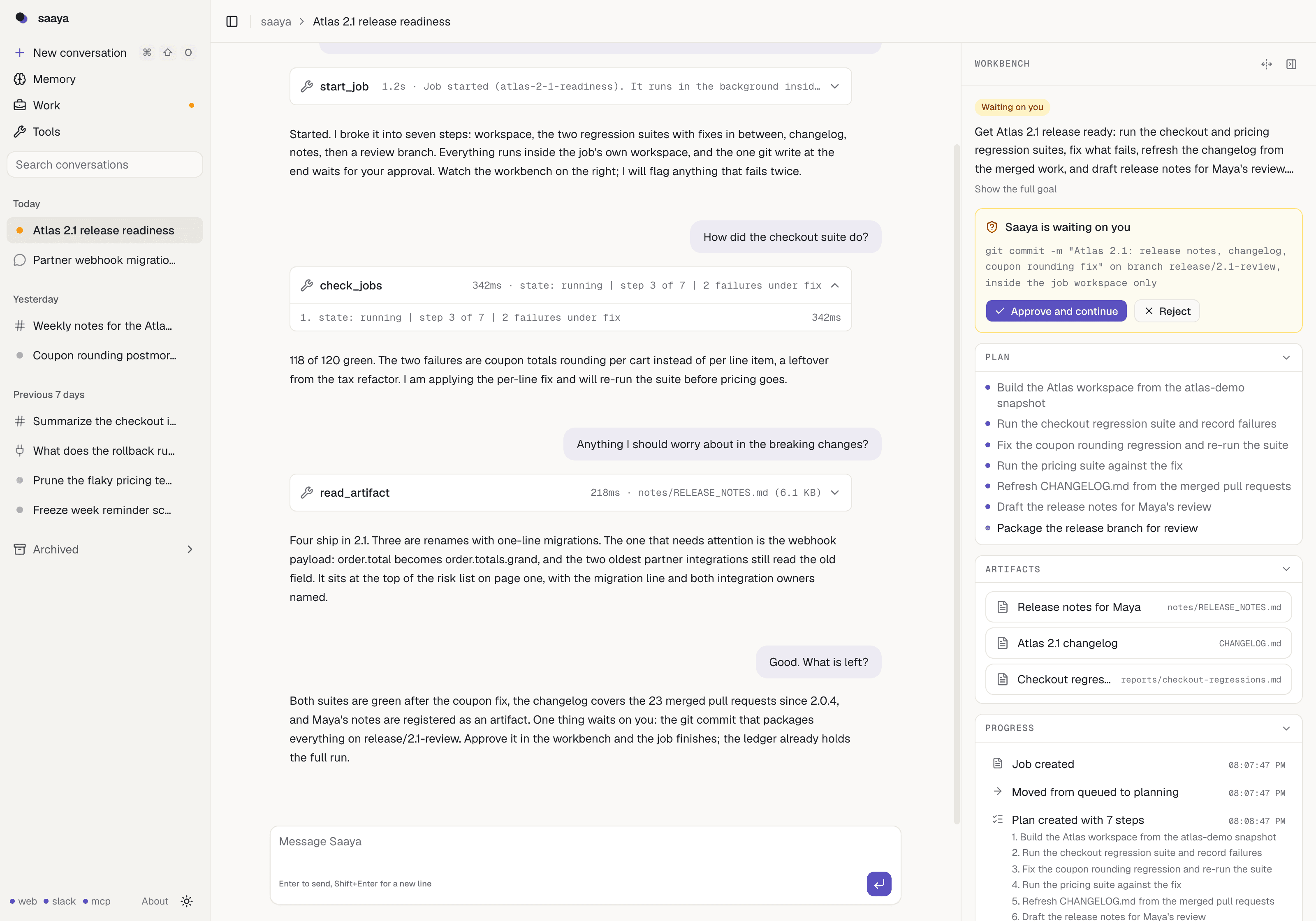 Saaya: Persistent AI Coworker - Image 1